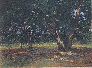 Claude Monet Wald von Fontainbleau oil